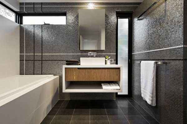 Ванная комната в современном стиле: фото дизайна интерьера