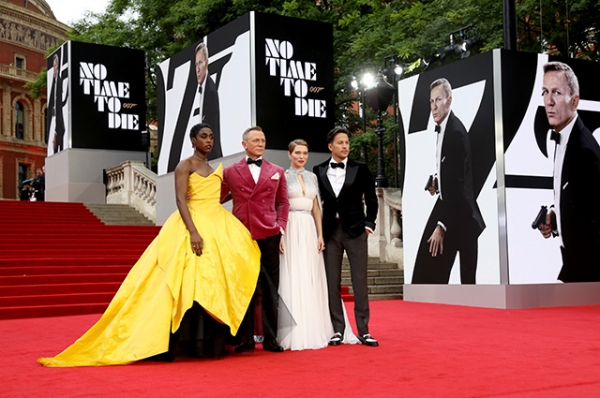 Кейт Миддлтон, Дэниел Крейг, Леа Сейду, Билли Айлиш и другие на мировой премьере фильма "Не время умирать"